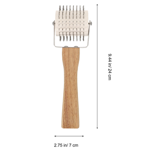 Extractor de Miel con Mango de Madera, Herramienta de Desoperculación con Aguja de Acero Inoxidable, Ahorra Esfuerzo, Nuevo - Product Image 5