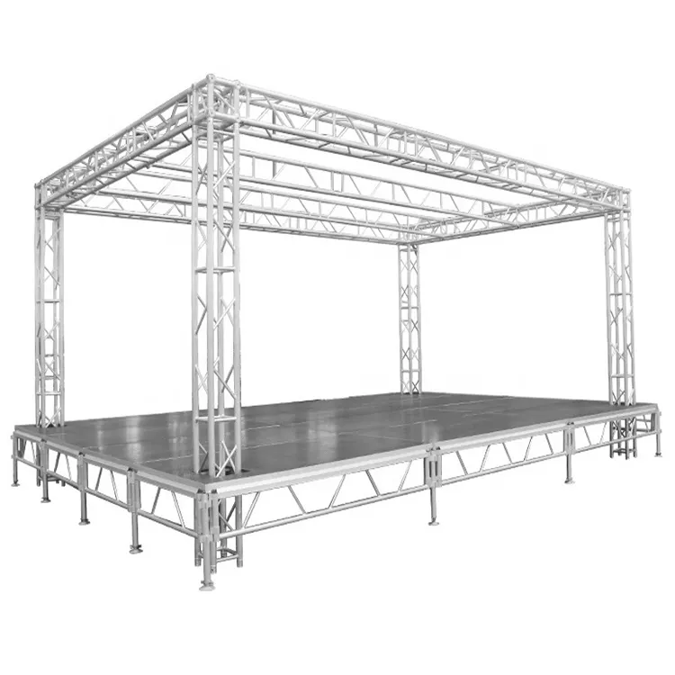 Scène stable en aluminium de plate-forme antidérapante extérieure pour le grand événement de festival de musique de concert