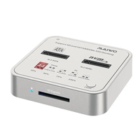 MAIWO K3016CL ABS M.2 NVME SATA SSD Duplicateur Adaptateur Type-C 10Gbps Solid State Drive Clone Docking Station avec lecteur de carte