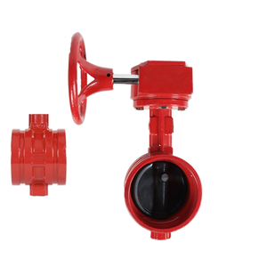 टरबाइन ग्रोव तितली वाल्व XD381X-16Q डक्टाइल आयरन मैनुअल पानी फायरफाइटिंग क्लैंप प्रकार सिग्नल वाल्व - Product Image 2