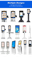 Quiosco de autopedido de mesa de 21,5 "LCD personalizado OEM Android 14 para cadenas de comida rápida Hotel restaurante cafetería comedor inteligente uso en interiores
