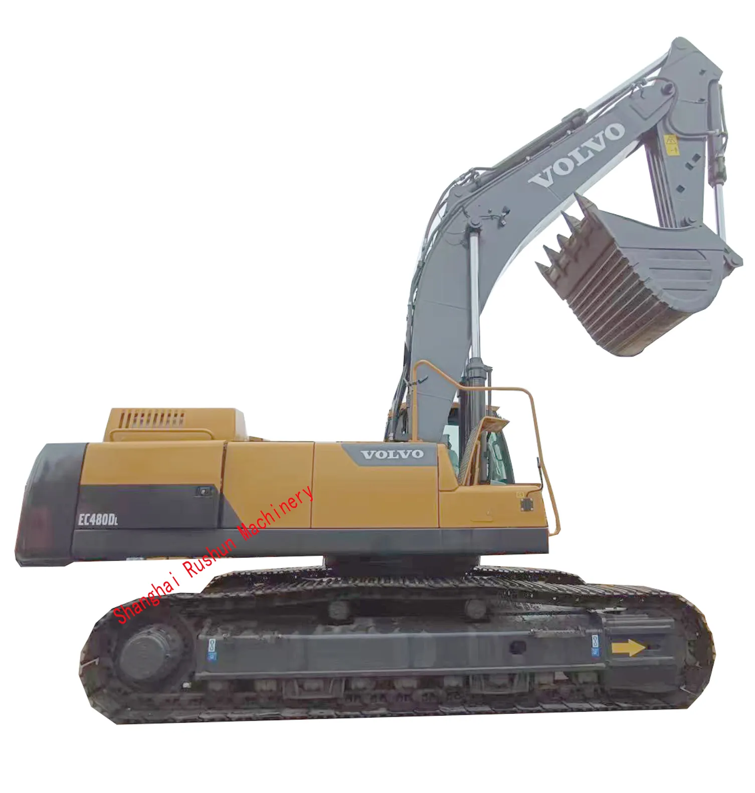 מכונות תעשיית אבטחה גבוהה volvo ec480d 480 48ton משמש הידראולי זחילה מחפר למכירה