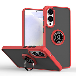 Funda Protectora para Teléfono con Soporte Giratorio de Metal Translúcido para <span class=keywords><strong>Tecno</strong></span> Spark 40 Pro 40C/Camon 30 Pro/<span class=keywords><strong>Pova</strong></span> 7 6 Pro/Pop 10, Cubierta Magnética - Product Image 1