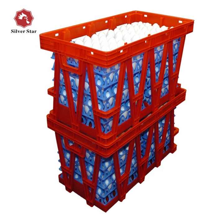 High Quality Plastic Egg Crates Movable Boxes For Transporting Eggs And
