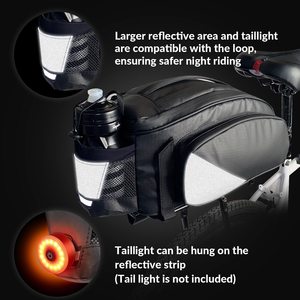 Muestra gratis de moda bicicleta alforja bolsa cremallera ligero de gran capacidad portátil profesional portabicicletas para exteriores - Product Image 3