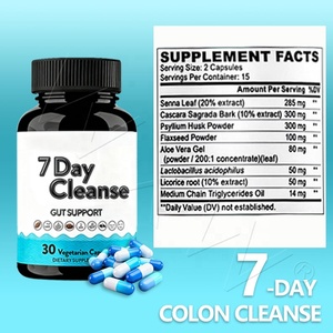 Pilules de nettoyage du côlon en 7 jours, directement de l'usine, pour la détoxification et la perte de poids, échantillon gratuit, service OEM ODM - Product Image 2