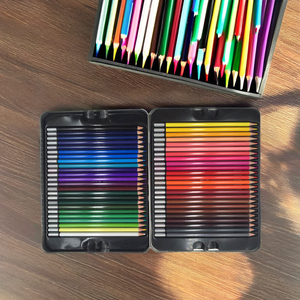 Artist Grade 12 24 <span class=keywords><strong>48</strong></span> 72 100 120 Juego de lápices de colores para uso escolar - Product Image 2