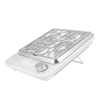 Aspirateur à poussière pour ongles sans fil rechargeable professionnel 4500 tr/min avec forte aspiration et nouveau design pour salon et usage domestique