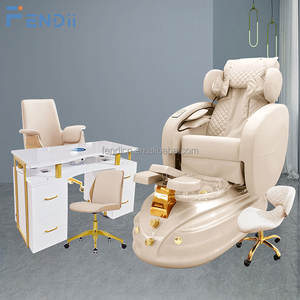 Luxuriöser Pediküre-Massagestuhl mit <span class=keywords><strong>Shiatsu</strong></span>-Rückenmassage und Whirlpool-Fußbadewanne - Product Image 1