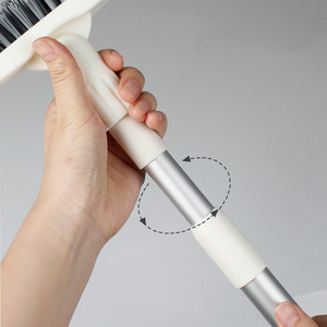 แปรงทำความสะอาดร่องพื้นกระเบื้องแบบดรอปชิปปิ้งสำหรับ Shopify ด้ามจับยืดหดได้ ขนแปรงทรงกรวย สำหรับโรงแรม ห้องน้ำ ห้องครัว - Product Image 5