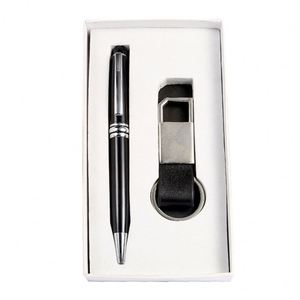 Promotional Pen Keychain Products Ideas Men <b>Gifts</b> Business Fathersday GiftsCustom Logo Corporate Business <b>Gift</b> <b>Set</b> - Product Image 1