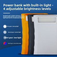 Lampe solaire d'urgence pour le camping avec indice de protection IP65, batterie rechargeable pour l'utilisation en jardin et sur route, ampoule à charge USB