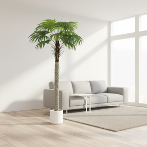 ต้นมะพร้าวเทียมคุณภาพสูงในกระถาง ใบไม้ปลอม ต้นไม้ขนาดใหญ่สำหรับตกแต่งภายในบ้าน สำหรับคริสต์มาสและฮาโลวีน - Product Image 1