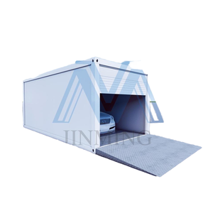Contenedor plegable Henan Jinming Garaje de acero galvanizado prefabricado Fácil de instalar Vida del viajero preferido - Product Image 2