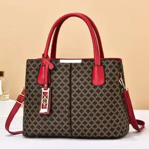 2023 Châu Âu Và Hoa Kỳ Thời Trang Túi Xách Công Suất Lớn Trung niên Mẹ Túi Phụ Nữ Vai Crossbody Túi Xách