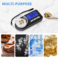Balance numérique électronique mini haute précision 50g/0.001g portable à piles en acier inoxydable pour bijoux et poche