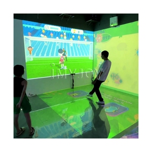 เครื่องฉายผนังแบบอินเทอร์แอคทีฟเกมโซเชียลตรวจจับการเคลื่อนไหวร่างกายเต็มรูปแบบ - Product Image 5