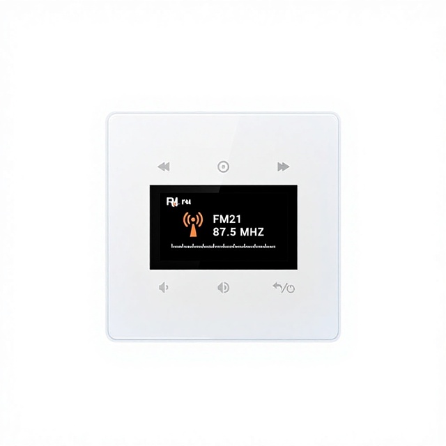 4 Inch Home Mini Amplifier Home Audio System Blue-tooth Amplifier BT Music Player for Home & Hotel