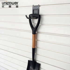 Heavy Duty Double <b>Hook</b> Wall Storage Garage <b>Tool</b> <b>Hook</b> Black And Gray Rectangle 30 Kg Load Capacity - Product Image 5