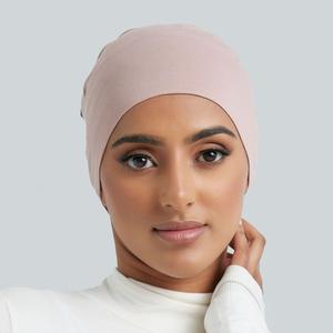 Popular solid color under <b>hijab</b> <b>cap</b> muslim classic design Customizable Stretchy Comfortable Breathable Soft Durable - Product Image 1