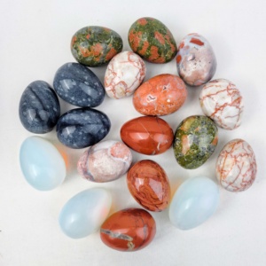 Uova di Quarzo in Pietra Naturale Ametista Agata Avventurina Mista a Prezzo di Fabbrica per Decorazione Casa Regalo e Ornamento - Product Image 4