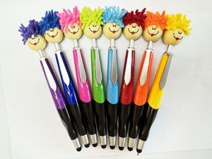 Cabeza de Muñeco de Dibujos Animados con Logotipo Personalizado al por Mayor para Bolígrafo, Cabezal de Plástico Promocional de Alta Calidad para Uso en Oficina y Escuela - Product Image 4