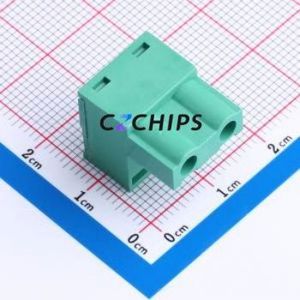 KH-ZBK300R-2P-7.62G Plug-in Terminal Block Through hole Component (THT),P=7.62mm Connector 7.62mm Green 2P 1 - Product Image 2