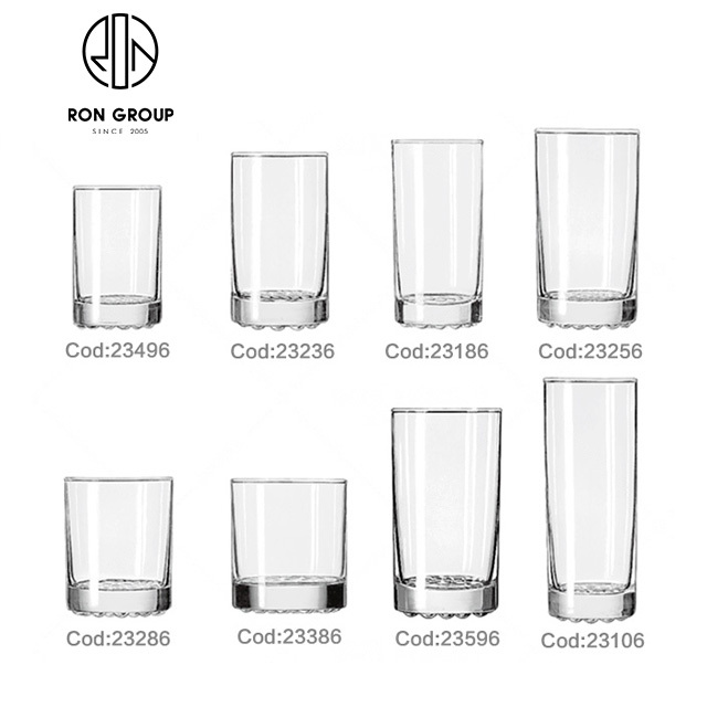 Wholesale Restaurant Double Walled Bar Transparent Wine Drinking Beer Glass Cup Juice Milk Glass Tumbler Beer Mugs