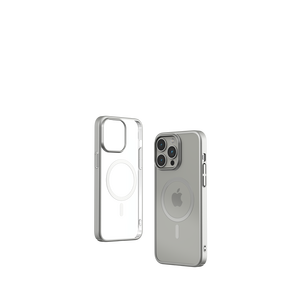 Gllimmer Magnetica Cover con per Apple per Magsafe per iPhone 15 Pro Silver custodia protettiva per Plus modello elegante al dettaglio - Product Image 1