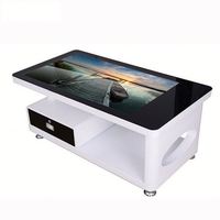 Kiosque publicitaire tout-en-un 43 pouces avec écran tactile pour affichage de texte en intérieur, support sur pied pour magasin de détail, signalétique directionnelle pour ascenseur