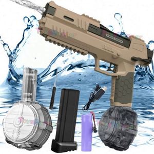 Unisex Electric Water Gun for Adults High Pressure Injector Case <b>Soft</b> Bullet High Capacity for Parties and Summer Fun - Product Image 3