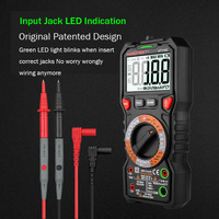 Habotest HT118C 6000 Counts High Performance 4-Digit LCD Dual Display 10A/750V True RMS Autorange Digital Multimeter for