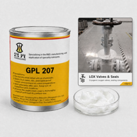 Grasa GPL207 PFPE PTFE -70~288 ℃   Oxígeno de Alta Viscosidad Inerte/Resistente a la Radiación Compatible con Válvulas, Bombas, Agitadores, Sellos y Rodamientos