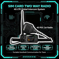Radio POC montée sur véhicule GaodaPTT 4G Walkie Talkie DM8900, plateforme Zello, portée illimitée 5000 km, interphone portable