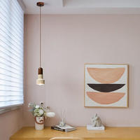 Lampes suspendues modernes en travertin jaune, style Wabi-sabi Japandi, réglables en hauteur, pour îlot de cuisine ou chevet.