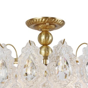 Copper Promotional Nordic Minimalist Modern Living Room Lamp Dining Room <b>Bedroom</b> Crystal Lamp Retro French Hall <b>ceiling</b> <b>light</b> - Product Image 4