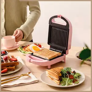 Gaufrier double face pour sandwich à chaud et petit-déjeuner