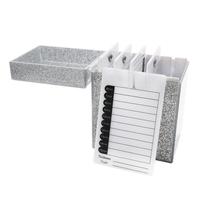 Vente en gros de haute qualité expédition rapide logo personnalisé 5 porte-carreaux acrylique boîte d'organisation de carreaux de cils