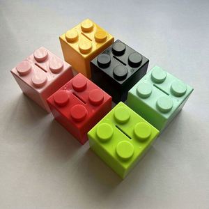 Stackable <b>Building</b> <b>Block</b> Piggy Bank for Kids, Educational Brick Coin Bank, Fun Custom Gift for Kids Savings - Product Image 2
