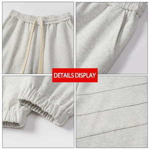 Pantaloni Sportivi Personalizzati ODM con Logo Stampato, Joggers da <span class=keywords><strong>Uomo</strong></span> in Misto <span class=keywords><strong>Cotone</strong></span> di Alta Qualità, Pantaloni Casual da <span class=keywords><strong>Uomo</strong></span> con Tasche - Product Image 5