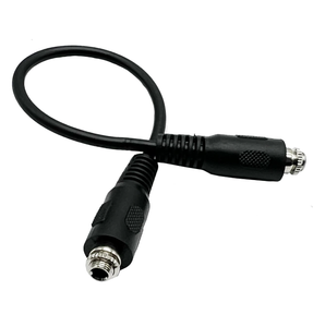 3.5mm Aux femelle à femelle écrou de verrouillage montage sur panneau câble de connecteur de <span class=keywords><strong>prise</strong></span> stéréo pour <span class=keywords><strong>prise</strong></span> casque et Extensions de port audio 20cm - Product Image 3