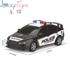 Voiture de police télécommandée à l'échelle 1/20 sur le thème de la ville, pour enfants, jouet en plastique à 4 canaux avec 22 designs et portée de 25 m - Product Image 6