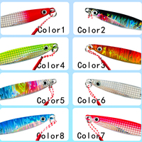 Papier laser artificiel MISTER JIGGING avec leurres de pêche en eau salée 10g-21g leurre métallique à pas lent gabarit métallique