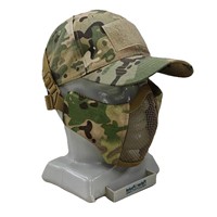 Gorro Táctico Avanzado de 6 Paneles de Nailon Unisex con Ajuste Ajustable para Entrenamiento de Seguridad y Deportes al Aire Libre