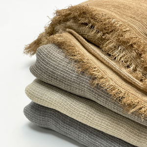 Écharpe en tricot de rayonne à texture Keffiyeh koweïtienne teinte sur mesure 2026, châles tissés, turban <span class=keywords><strong>hijab</strong></span> en viscose et voile de coton pour femmes musulmanes - Product Image 3