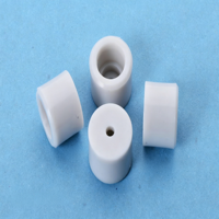 Aglets en plastique blancs cylindriques courts avec cordon de serrage pour accessoires de vêtements, sweats à capuche et sacs à dos