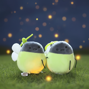 Peluche Luciole Lumineuse Colorée 2026 avec Lumières LED, Rembourrage en Coton PP et Doublure en Maille, Oreilles Mobiles, Cadeau Adorable pour Enfants - Product Image 1
