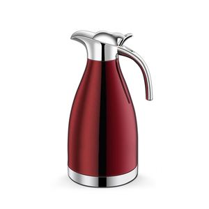 Carafe thermique en acier inoxydable à double paroi avec logo personnalisé, 2 litres, 68 oz, conservation de la chaleur pendant 12 heures, thermos isolé - Product Image 4