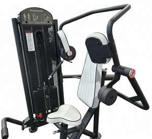 Máquina de <span class=keywords><strong>Gimnasio</strong></span> Comercial con Pila de Pesas Seleccionables para Entrenamiento de Espalda y Pecho, Selección de Carga con Pasador, Pullover Sentado - Product Image 4