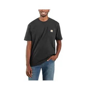 Alibaba hot sale cotton Men's Workwear Pocket Short Sleeve T-Shirt